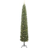 vidaXL Umestno božično drevo Zelena 270 cm PVC in Jeklo in Plastika | Shoptok.si