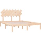  Okvir za krevet od masivnog drva 135 x 190 cm bračni | shoptok.hr