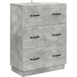  Ormar s ladicama Betonska siva 66 x 34,5 x 87 cm | shoptok.hr