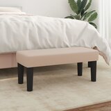  Klupa boja cappuccina 70 x 30 x 30 cm od umjetne kože | shoptok.hr