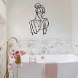 Wallity Zidna dekoracija Woman Silhouette-APT594LS, 48x87 cm, 1.2 mm, Crna | Eponuda.ba