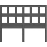  Uzglavlje za krevet sivo 125,5 x 4 x 100 cm od masivne borovine | shoptok.hr