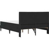  Okvir kreveta s madracem s uzglavljem Crna 160 x 200 cm Baršun | shoptok.hr