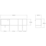 Hanah home TV komoda Folsom 835PUQ4524 | Eponuda.com