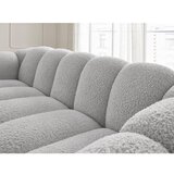 Bobochic Paris Svetlo siva sedežna garnitura iz tkanine bouclé 232 cm Hippolyte – | Shoptok.si