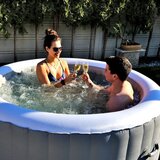  Prenosni napihljivi Bubble Spa jacuzzi črno bela Ben | Shoptok.si