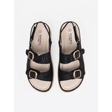 GOODIN Black sandals with gold elements | Shoptok.si