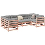 vidaXL 6-dijelni set vrtnih sofa od masivne duglazije s jastucima | shoptok.hr
