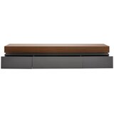 MID.YOU nizka omarica siva, barva oreha | Shoptok.si