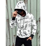 DStreet Bluza męska z kapturem biała Cene