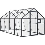  Kavez za ptice antracit 1,79x4x1,85 m aluminijski | Eponuda.com