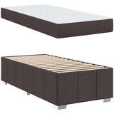  Krevetna konstrukcija Tamno smeđa 80 x 200 cm tkanina | shoptok.hr