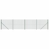  Ograda od žičane mreže s prirubnicom zelena 1,4x10 m | shoptok.hr