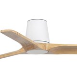 Faro 33836WT - Plafonski ventilator HEYWOOD TUB S borovina/bela, prečnik 90 cm WT + daljinski upravljač | Eponuda.com