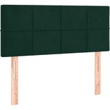  Krevet box spring s madracem LED tamnozeleni 120x200 cm baršun | shoptok.hr