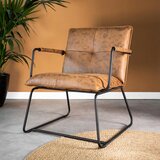 MID.YOU FOTELJ, barve konjaka kovina, tekstil | Shoptok.si