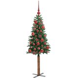  Mršavo božićno drvce Zelena 150 cm PVC i čvrsto drvo bora | shoptok.hr