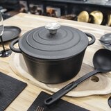 Orion Lonac od lijevanog željeza s poklopcem prikladni za indukcijsko kuhalo 4 l LITINA – | shoptok.hr