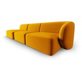 Milo Casa Gorčično rumena žametna sedežna garnitura desni kot 311 cm Paolo – | Shoptok.si