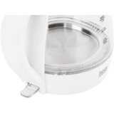 Teesa električno kuhalo za vodu, staklo, 1630 W, bijelo, 1 l | shoptok.hr