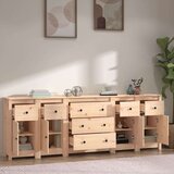  Komoda 230 x 35 x 80 cm od masivne borovine | shoptok.hr