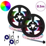  LED traka S LED lampica 4 pcs Crna i prozirna 25 x 0 8 x 0 3 cm | shoptok.hr