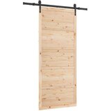  Klizna vrata Prirodna 80 x 208 cm Masivna borovina | Eponuda.com