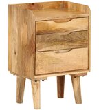  Nočna omarica iz trdnega mangovega lesa 40x30x59,5 cm Cene