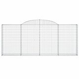  Lučne gabionske košare 5 kom 300x30x120/140cm pocinčano željezo | shoptok.hr