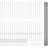 Zavarena žičana ograda s postom 50 x 1,6 m Srebrna Mreža | shoptok.hr
