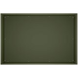  Vrtna saksija Maslinastozelena 60 x 40 x 40 cm Čelična vrata | shoptok.hr
