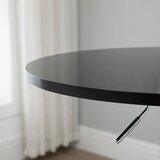  Okrugli barski stol okretna baza 360° podesiva visina čelik crni Ø61x70-90 cm | shoptok.hr