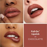 Buxom FULL-ON™ SATIN LIPSTICK kremasta šminka z učinkom povečanja odtenek Chocolatte 2,5 ml | Shoptok.si