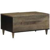  Stol za kavu svijetlo sivi 80x50x40 cm Puno drvo Mango | Eponuda.ba