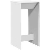 vidaXL Barska miza bela 51x50x103,5 cm inženirski les | Shoptok.si