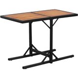  3-dijelni bistro set od poliratana s jastucima crni | shoptok.hr