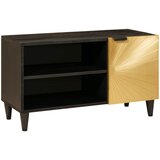 TV ormar Crna i zlatna 80 x 33 x 46 cm Konstruirano drvo | shoptok.hr