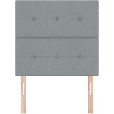  Naslon za glavu s gumbima svjetlosiva 90 cm tkanina | shoptok.hr