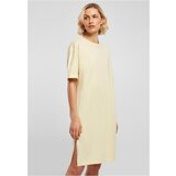 UC Ladies Women's Organic Oversized T-Shirt with Slit Soft Yellow | Shoptok.si