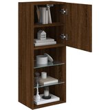 TV ormarić s LED svjetlima boja smeđeg hrasta 40,5x30x102 cm | shoptok.hr