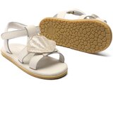 Donsje® otroški sandali lee sea scallop off white leather | Shoptok.si