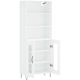  Visoka komoda bijela 69,5x34x180 cm konstruirano drvo | shoptok.hr