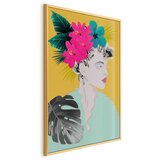  Plakat - Flowers in the Hair 60x90 Zlatni okvir | shoptok.hr