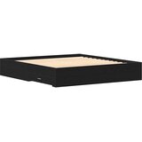  Krevetna konstrukcija Crni hrast 180 x 200 cm Konstruirano drvo | shoptok.hr