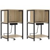  Noćni ormar 2 pcs Sonoma hrast 38 x 31 x 61 cm | shoptok.hr
