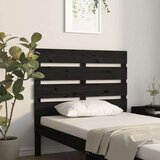  Uzglavlje crno 75 x 3 x 80 cm od masivne borovine Cijene