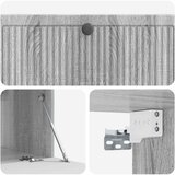 TV ormar za zid Siva sonoma 98 x 41 x 30 cm Konstruirano drvo | shoptok.hr