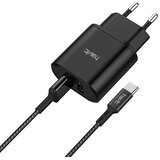 Havit PUNJAČ KUĆNI DUO USB-Type C sa bežičnim punjačem za Sat PD22W UC132 EU | shoptok.hr