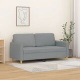 The Living Store Dvosed svetlo siv 140 cm blago - Kavč Dvosed, (21661418) | Shoptok.si