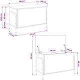  Kutija za spremanje Hrast artisan 80 x 40 x 49,5 cm | shoptok.hr